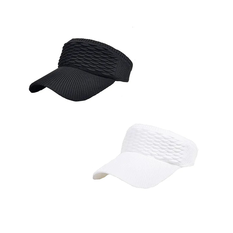 🌓Last Day 49% OFF-2-Pack Women's High Ponytail Sun Visor Hats