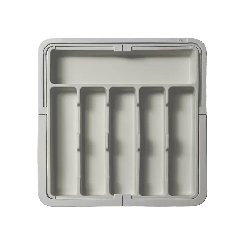 Expandable Adjustable Kitchen Utensil Organizer Tray