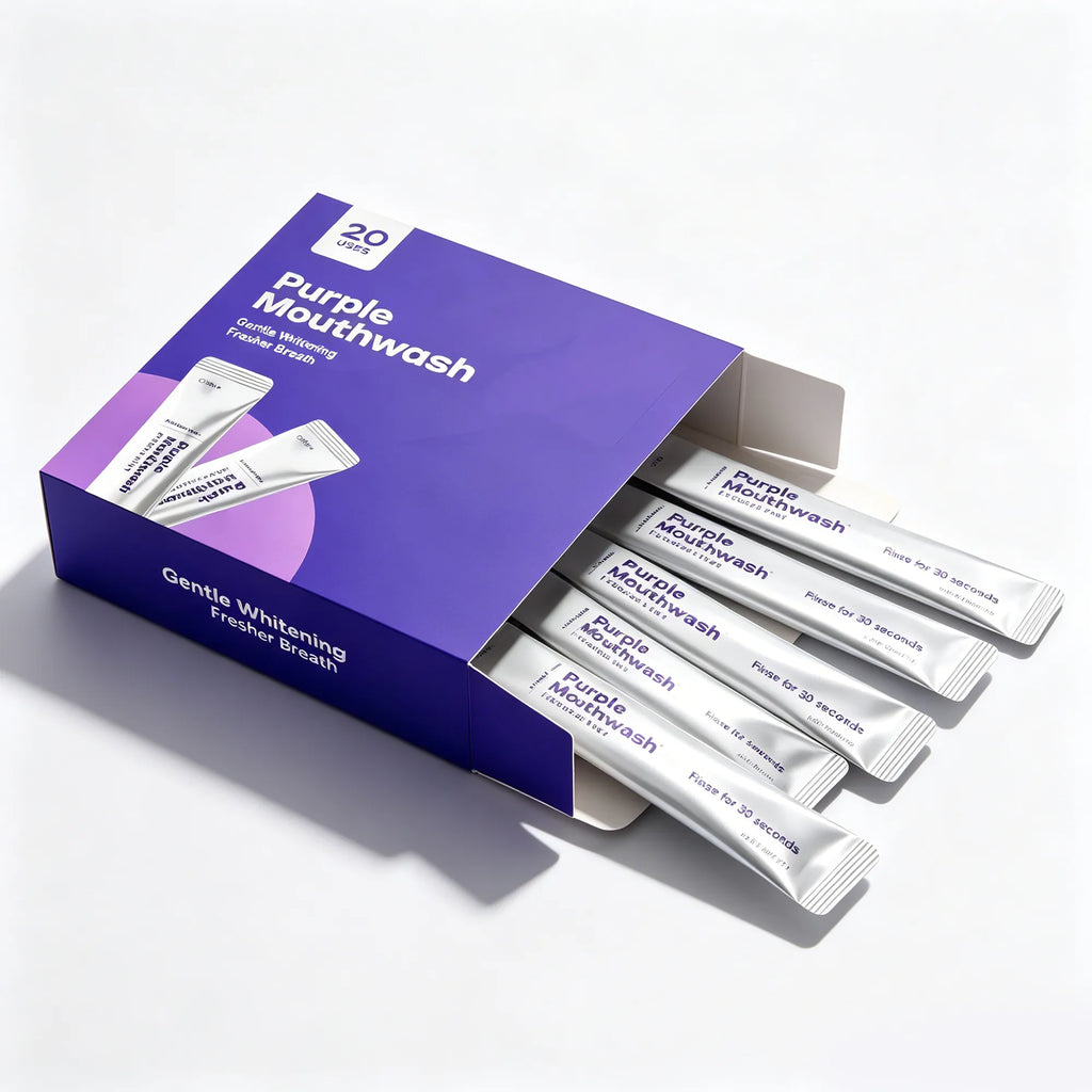 Purple Mouthwash Sachets 20 Pack