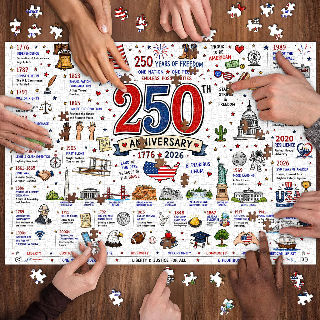 Flash Sale  🧩🦅Patriotic America Jigsaw Puzzle - 1000 Pieces