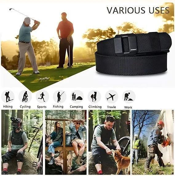 🎖️Ultimate Tactical Belt for Men - Outdoor Adventure & Everyday Wear | Trim-to-Fit 🛡️