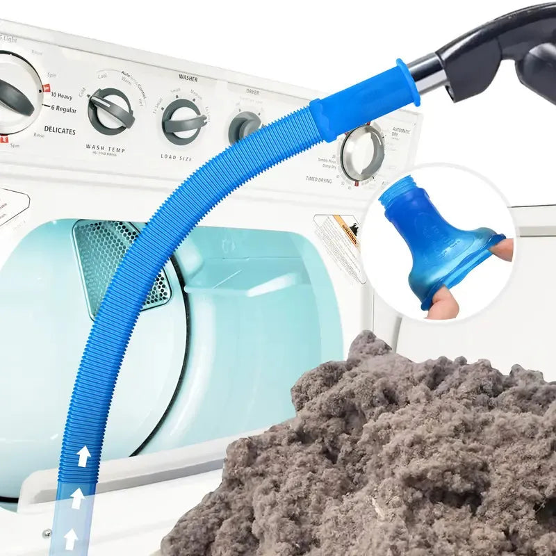 Dryer Vent Cleaner Kit Dryer Lint Vacuum Attachment with Stretch Universal Connector