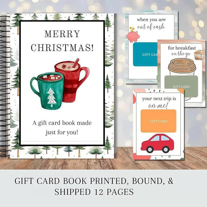 ✨🎁DIY Spiral Bound Christmas Gift Card Album Book