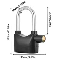 Heavy Duty 110dB Alarm Padlock