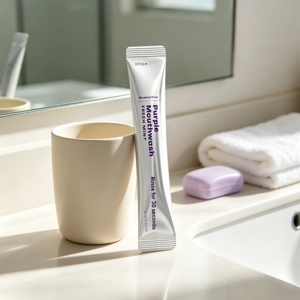 Purple Mouthwash Sachets 20 Pack