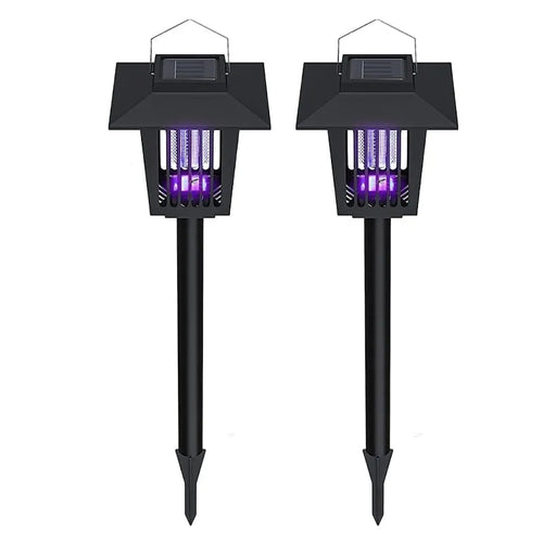 Advanced Solar-Powered UV Mosquito Zapper & Decorative Garden Stake Light
