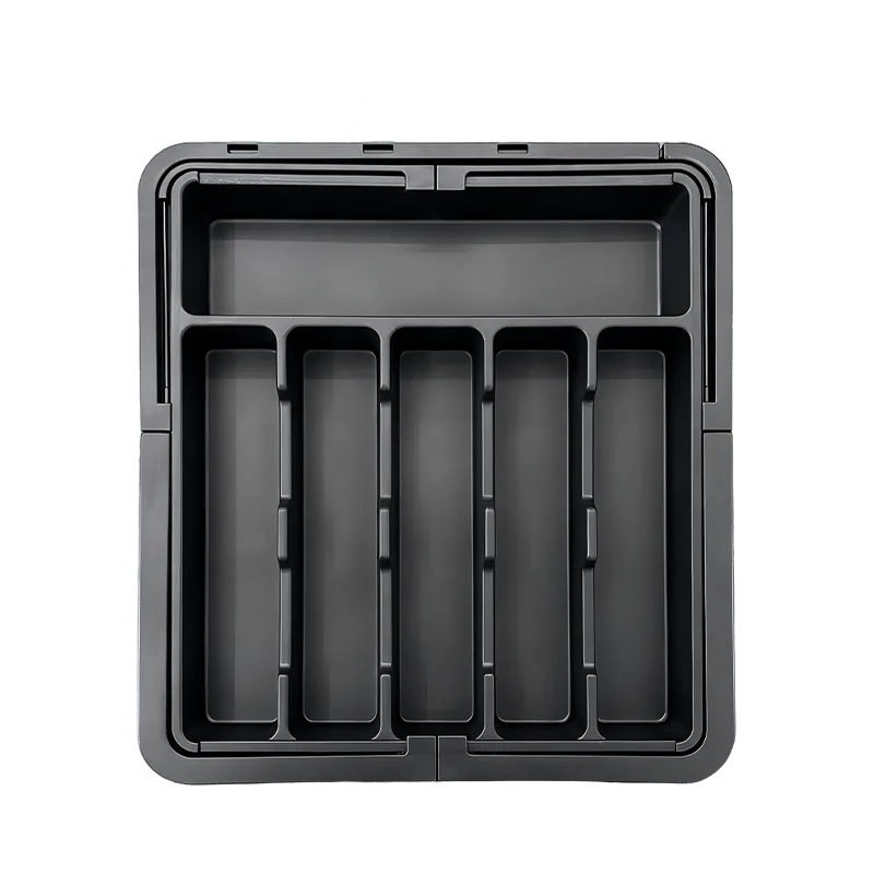 Expandable Adjustable Kitchen Utensil Organizer Tray