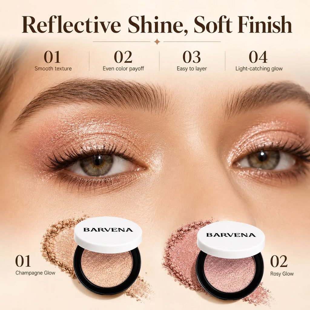 🎨💫 Multi-color metallic eyeshadow: shimmery, buildable metallic eyeshadow