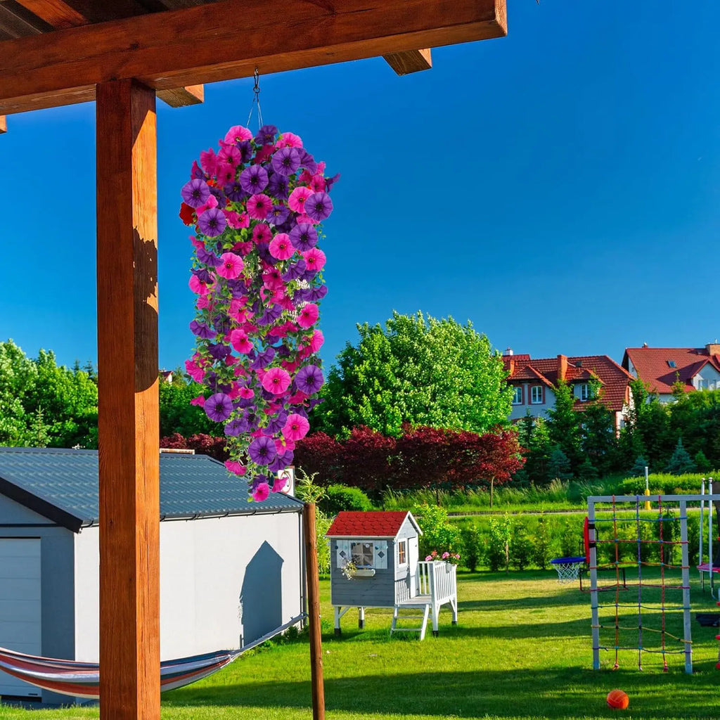 🌺UV Resistant Hanging Artificial Morning Glory Vine 💖