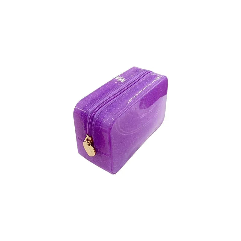Large Capacity Waterproof Jelly Toiletry Bag