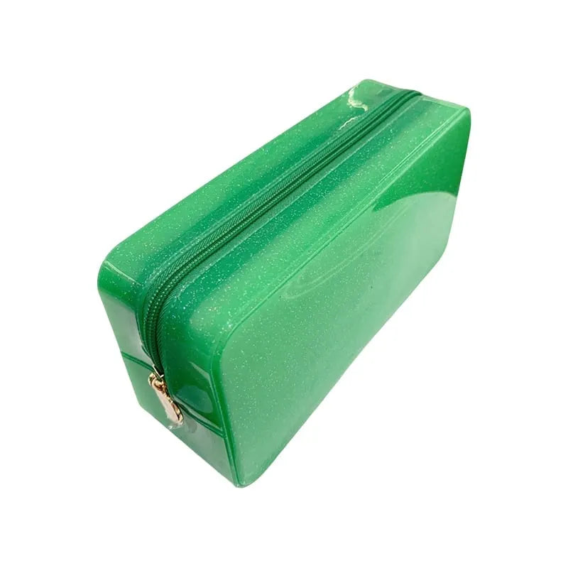 Large Capacity Waterproof Jelly Toiletry Bag