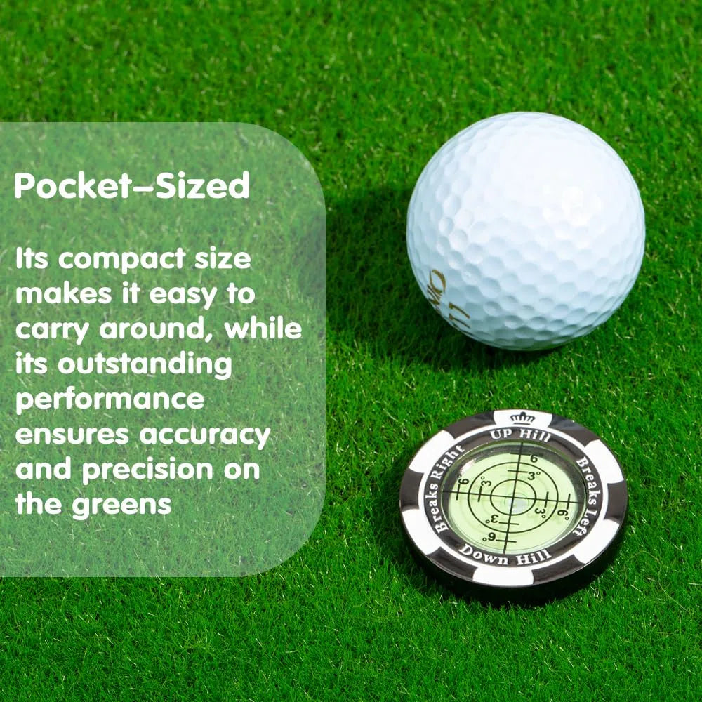 🎁🔥Golf Hat Clip Ball Marker with High Precision Green Reading Aid Golf Accessories for Men Women