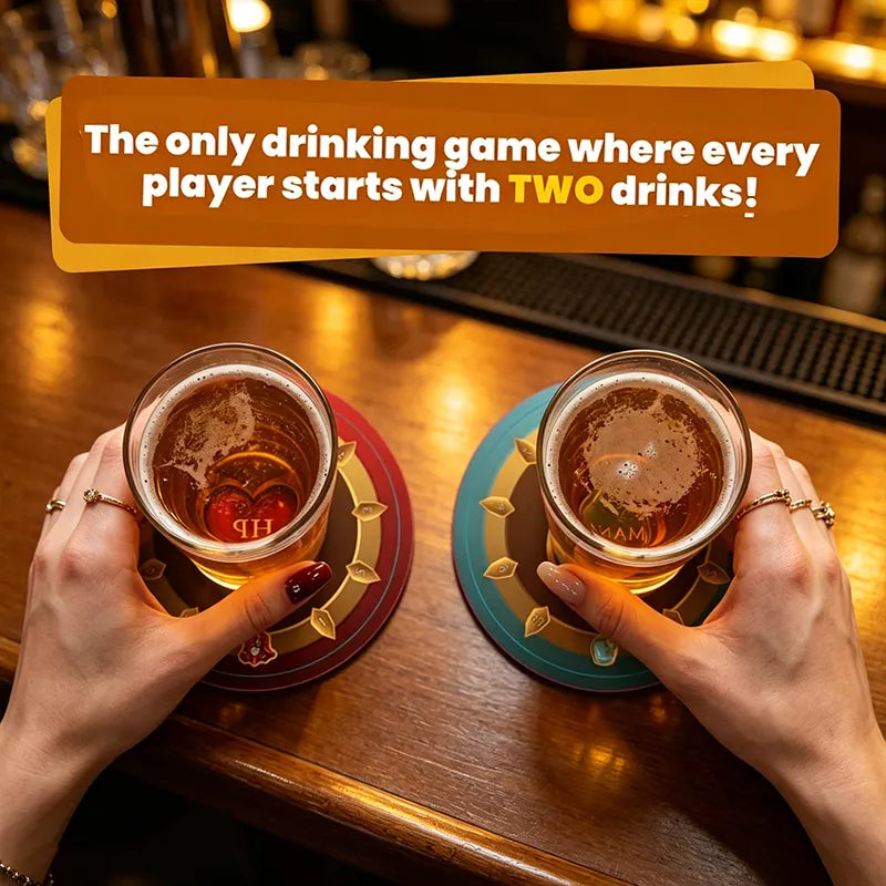 🧙‍♂️Wizards Tavern – Chaotic Fantasy Drinking Game – D&D Themed Party Fun with Dice & Spells 🍺