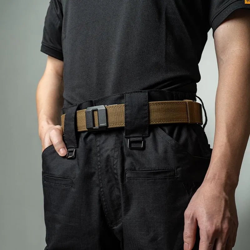 🎖️Ultimate Tactical Belt for Men - Outdoor Adventure & Everyday Wear | Trim-to-Fit 🛡️