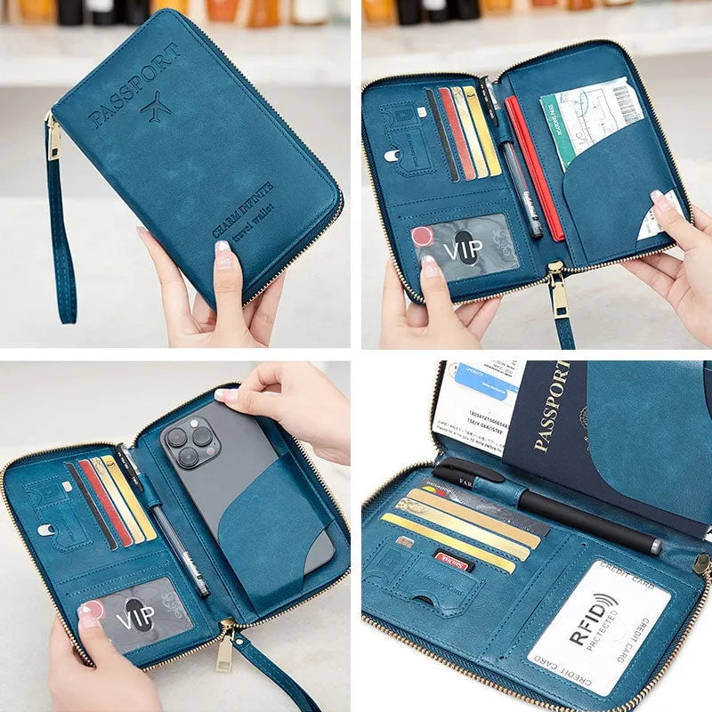 RFID Multifunctional Passport Note-Case