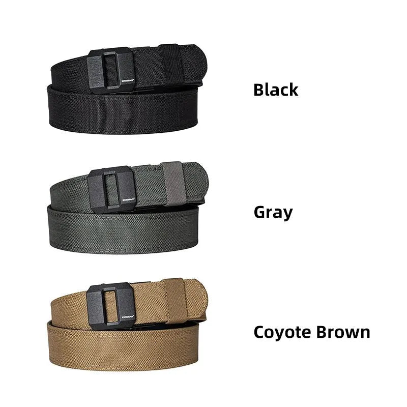 🎖️Ultimate Tactical Belt for Men - Outdoor Adventure & Everyday Wear | Trim-to-Fit 🛡️