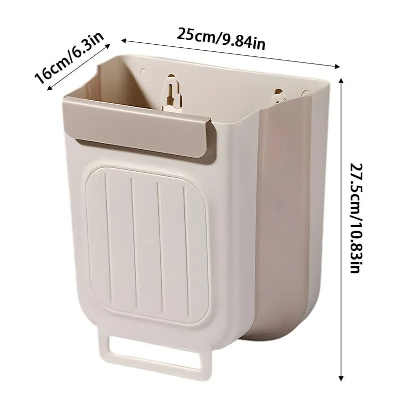 Foldable Wall-Mounted Trash Bin