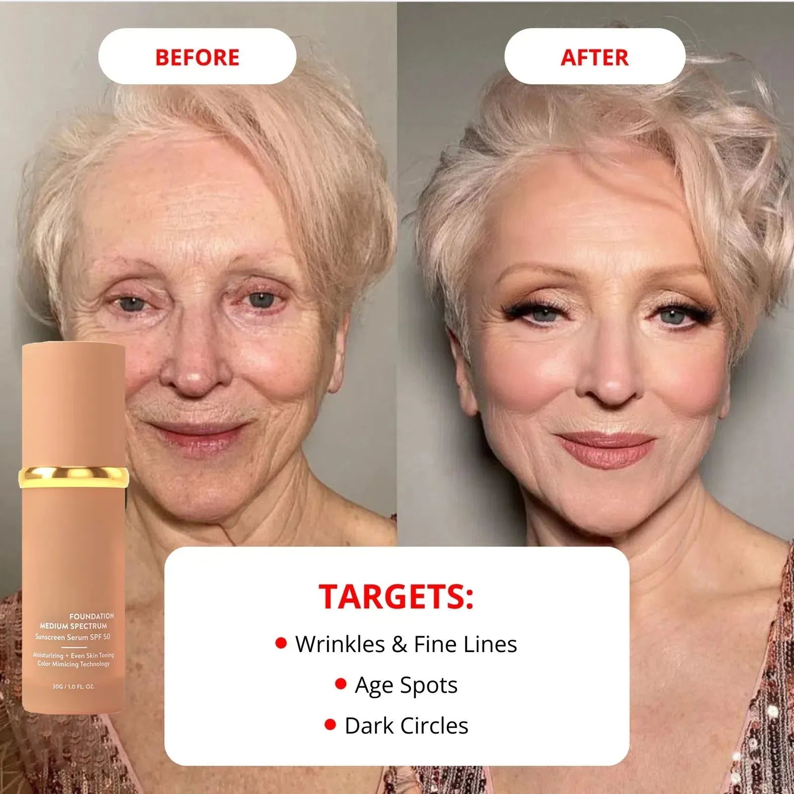 🔥🎁 Foundation 4 in 1 - Light Spectrum