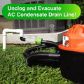 AC Drain Line Cleaner Adapter Evacuates & Unclog AC Drain Line