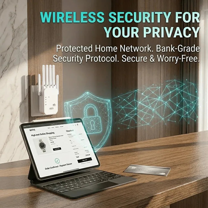 The Velocity Prime: 1200Mbps Ultra-Speed WiFi Repeater