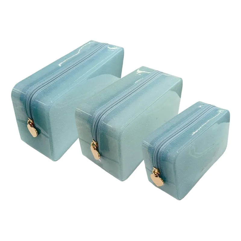 Large Capacity Waterproof Jelly Toiletry Bag