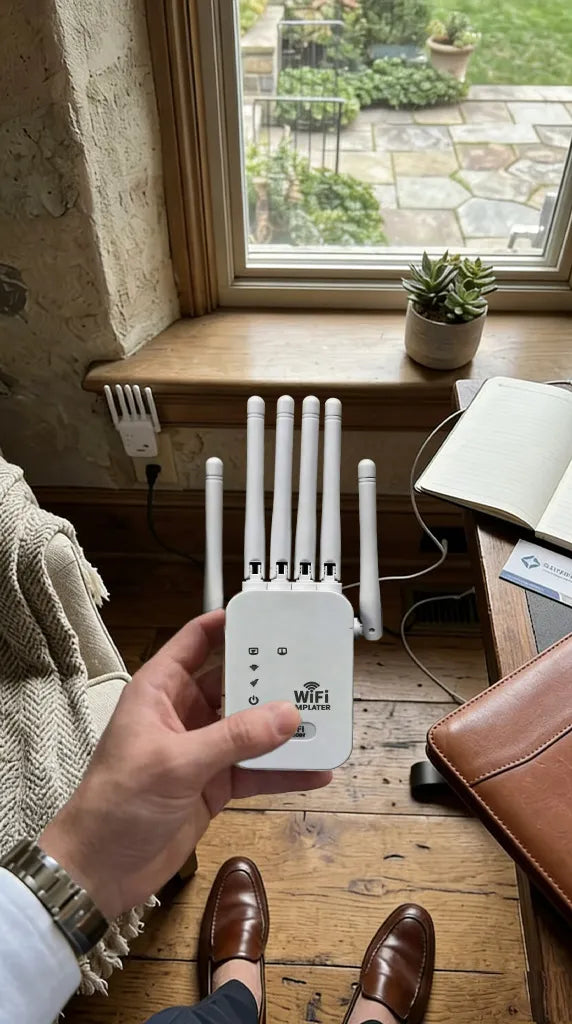 The Velocity Prime: 1200Mbps Ultra-Speed WiFi Repeater