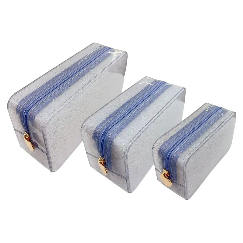 Large Capacity Waterproof Jelly Toiletry Bag