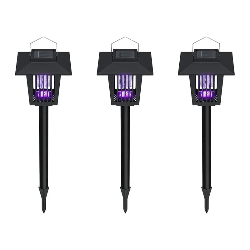 Advanced Solar-Powered UV Mosquito Zapper & Decorative Garden Stake Light