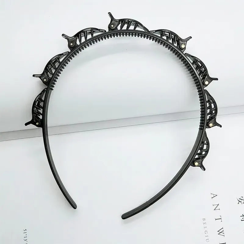 Hairband with bangs clip