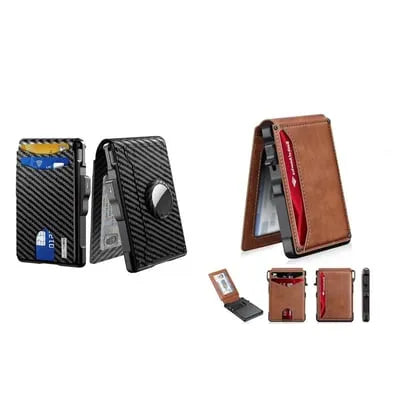 Professional RFID-Shielding 13.56MHz AlessTM Bifold Wallet