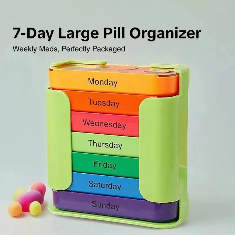 💊 ✨7-Day Medication Organizer - For Effortless Health Management! 📅