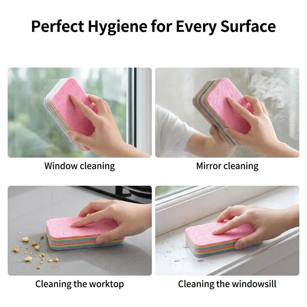 ⚡HOT SALE 🔥Tearable Rainbow Cleaning Sponge