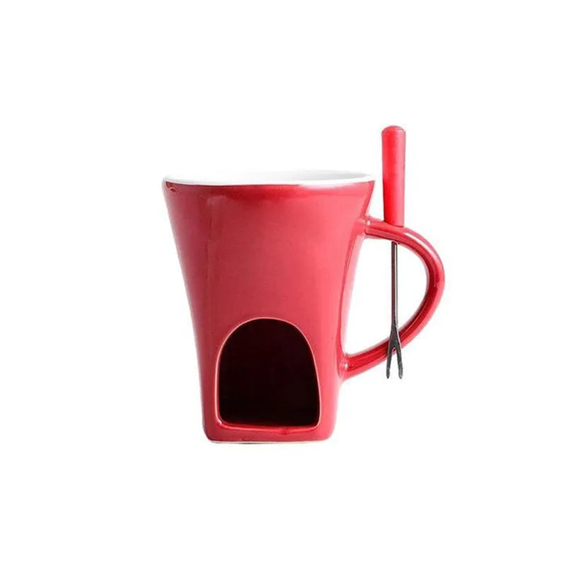 Multi-Functional Ceramic Fondue Mug
