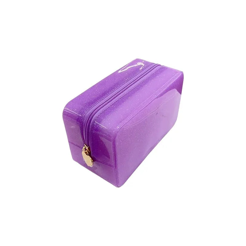 Large Capacity Waterproof Jelly Toiletry Bag