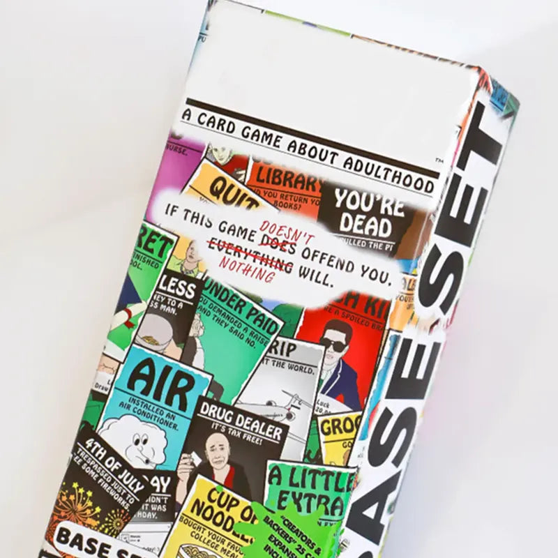 A Game About Adulthood – Darkly Humorous Party Card Game for Adults, Life Simulation, Wealth Building, Retirement & Graveyard Revenge