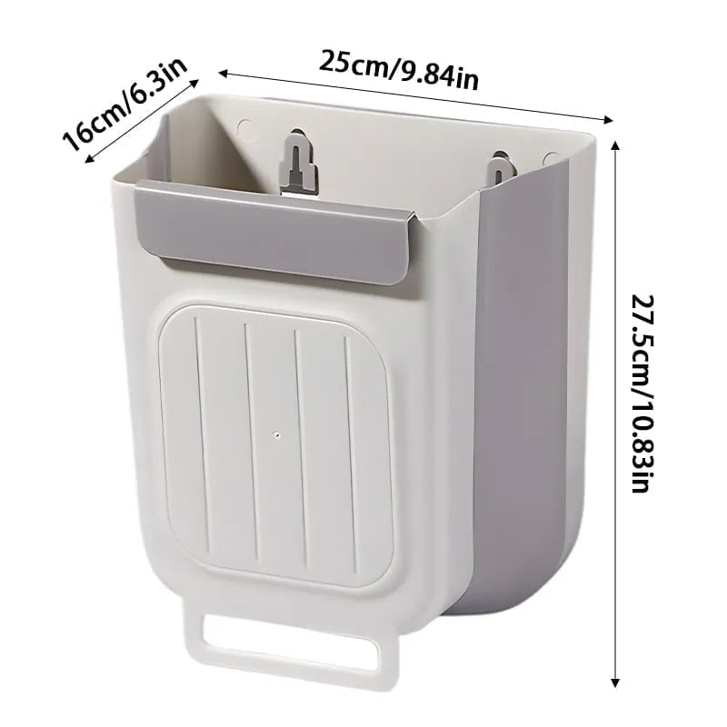 Foldable Wall-Mounted Trash Bin