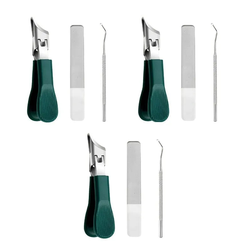 Premium 3-Piece Eagle Beak Nail Clipper Set