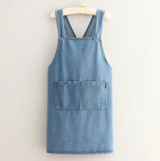 Adult Jour Apron - Lightweight Cotton Apron with Front Pocket, Ideal for Everyday Use, Waist Strap