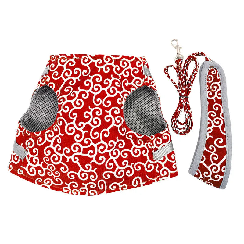 CAT VEST HARNESS AND LEASH SET