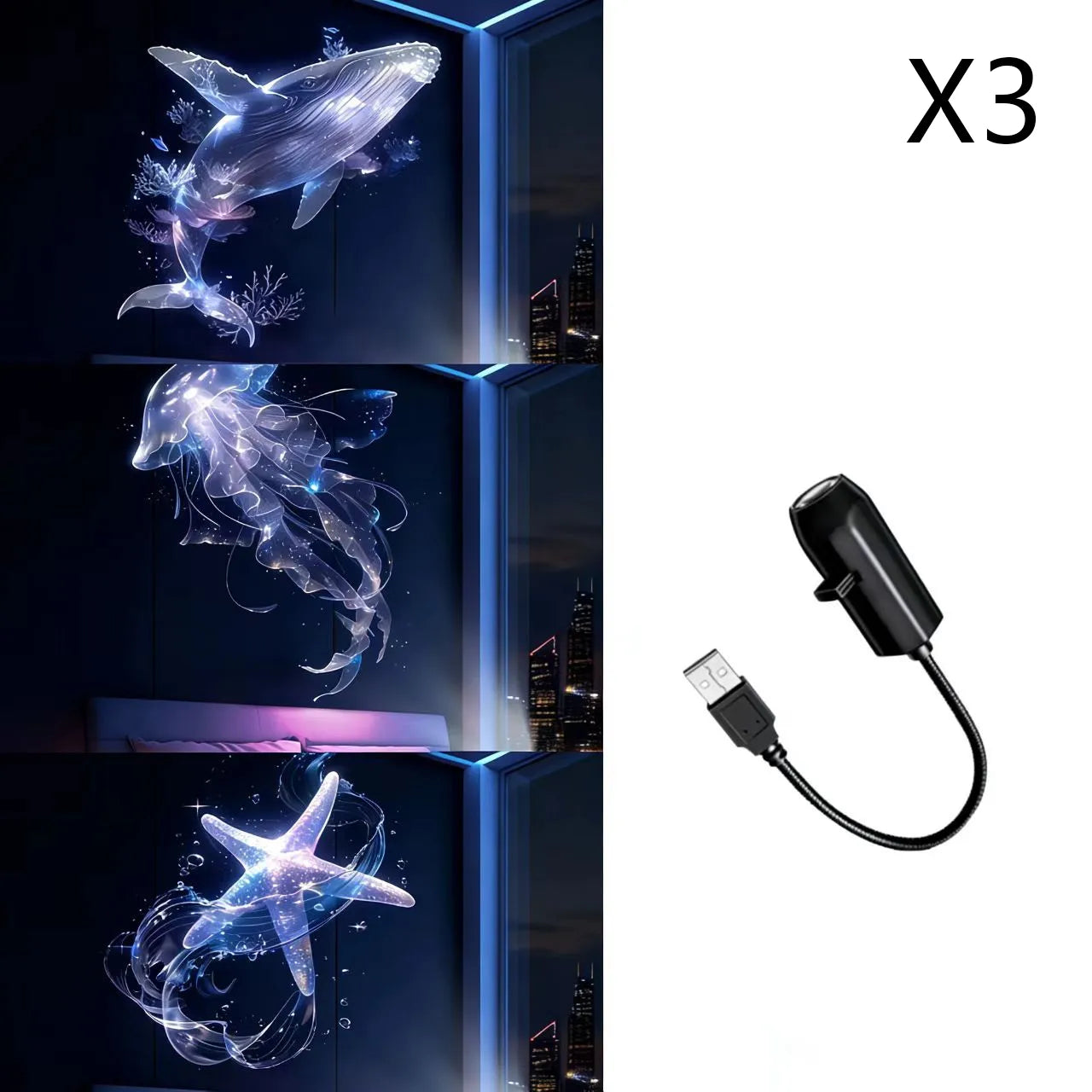 Starry Ocean Projection Lamp