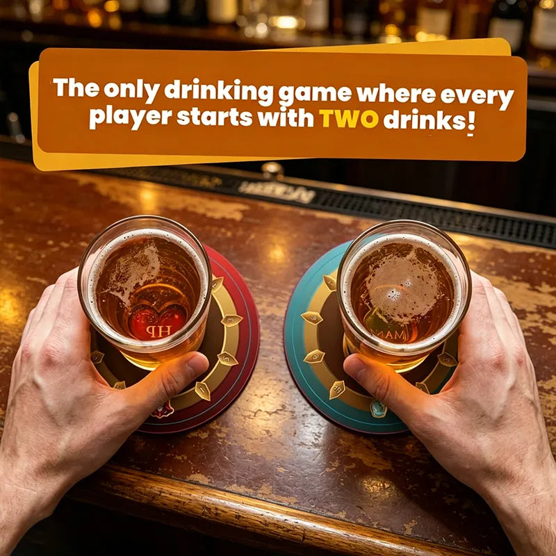 🧙‍♂️Wizards Tavern – Chaotic Fantasy Drinking Game – D&D Themed Party Fun with Dice & Spells 🍺