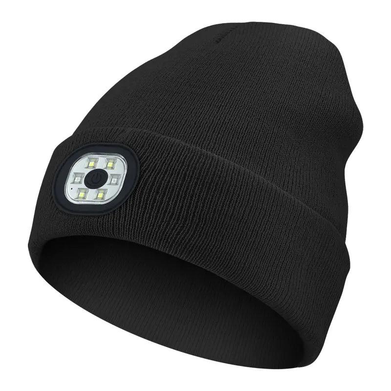 🎄LED illuminated headlamp for knitted hats