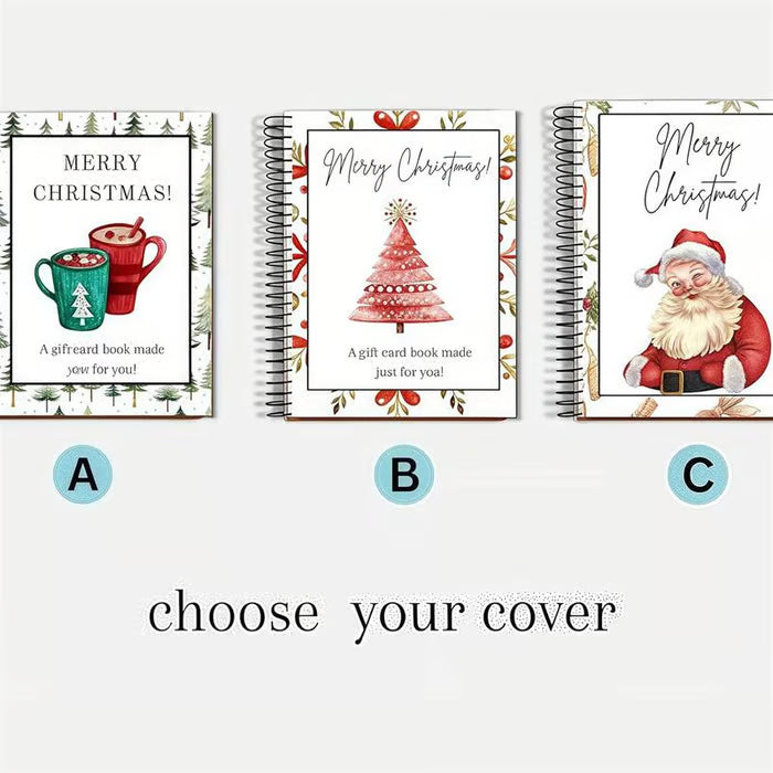 ✨🎁DIY Spiral Bound Christmas Gift Card Album Book
