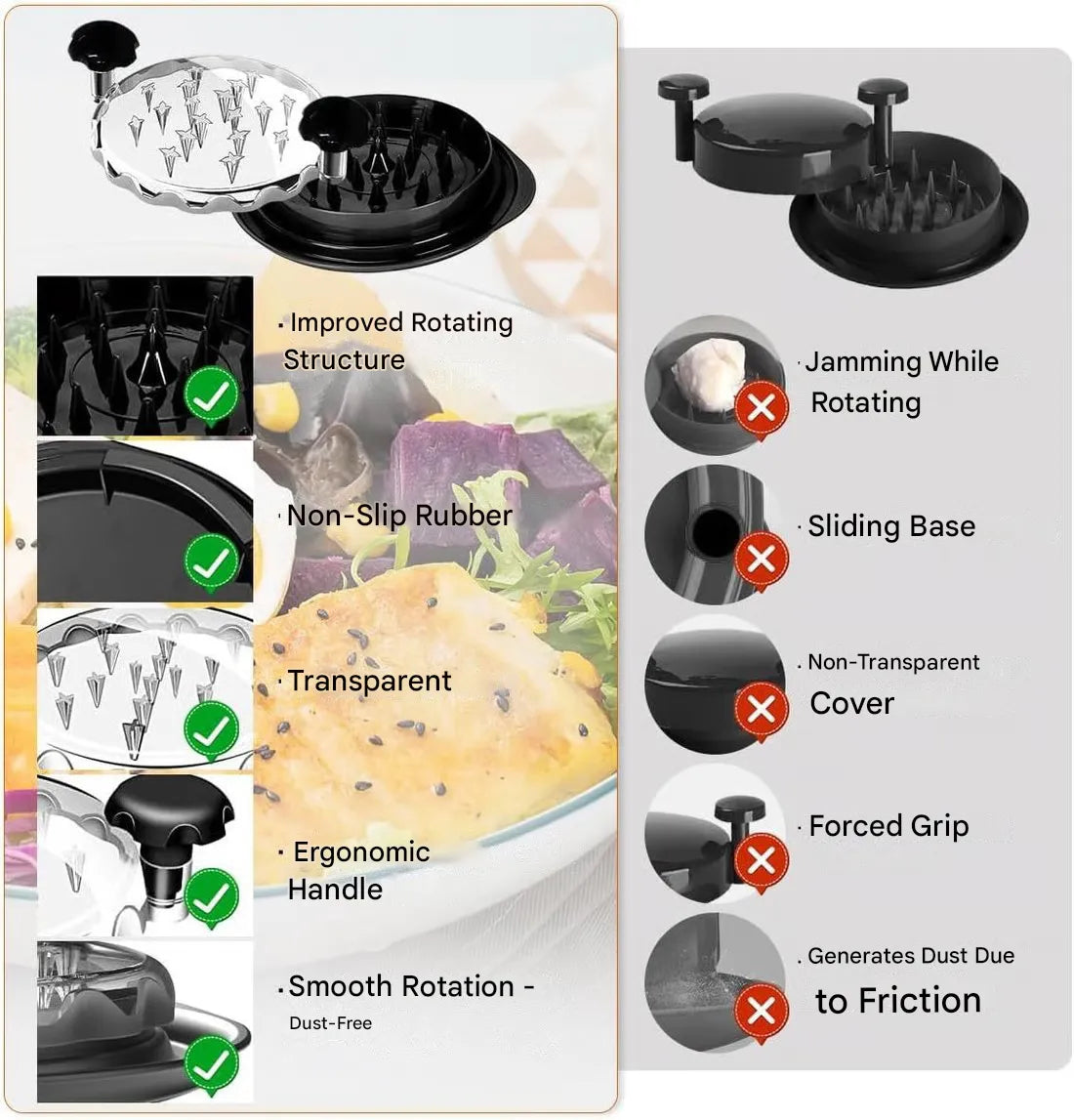 Chicken Breast Shredder Tool