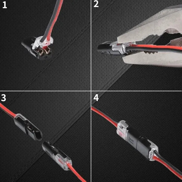🔥Double - Wire Plug-in Connector With Locking Buckle