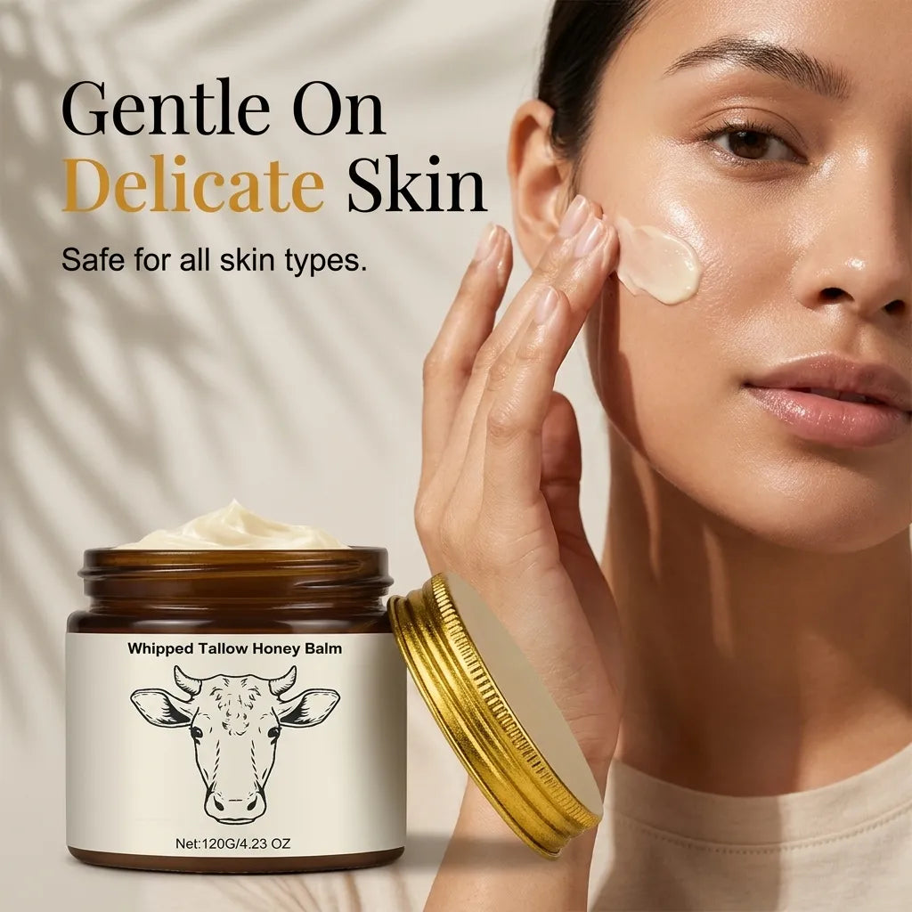 👍Highly Recommended: Organic Grass-Fed Tallow & Honey Whipped Balm🧴