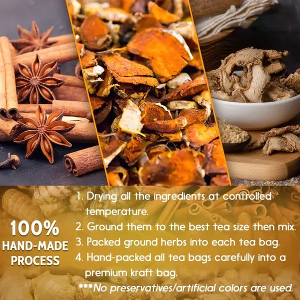 🍵 Turmeric Ginger Cinnamon Looseleaf Tea