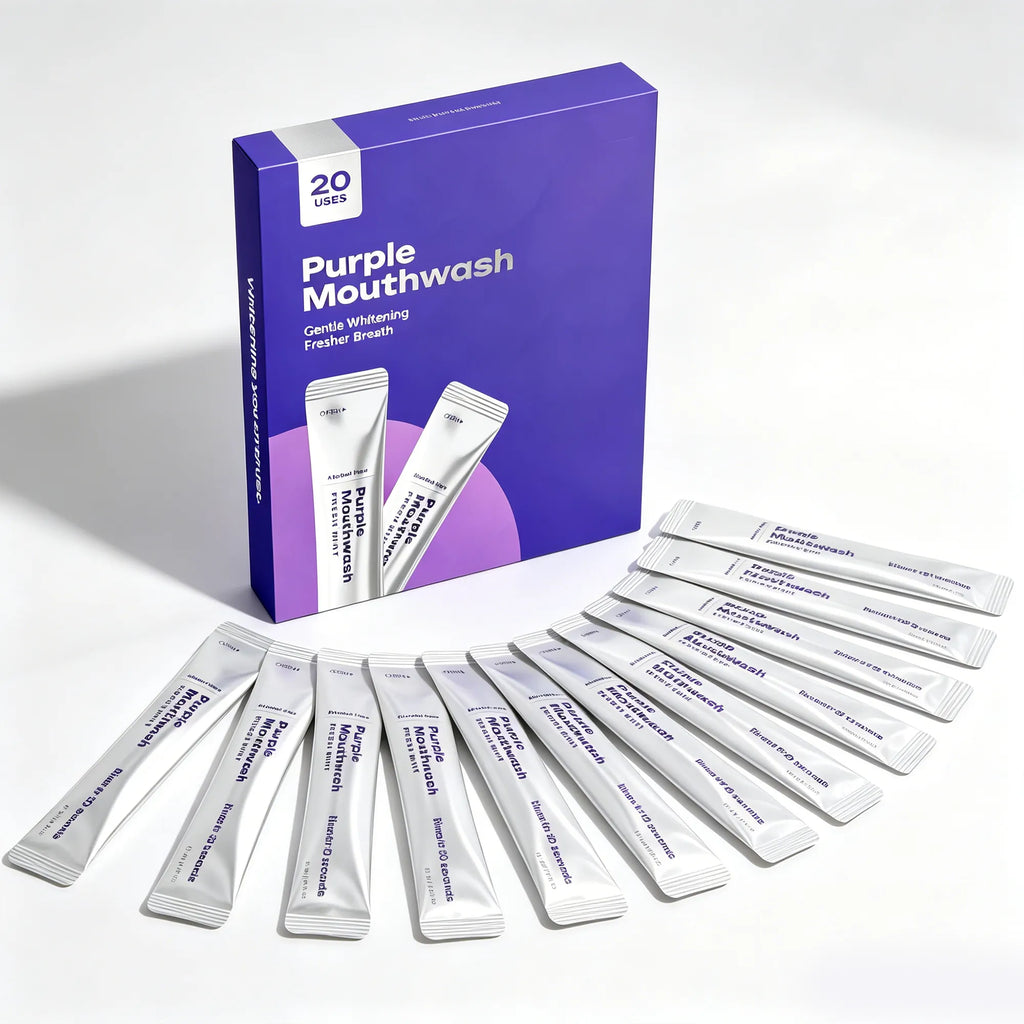 Purple Mouthwash Sachets 20 Pack