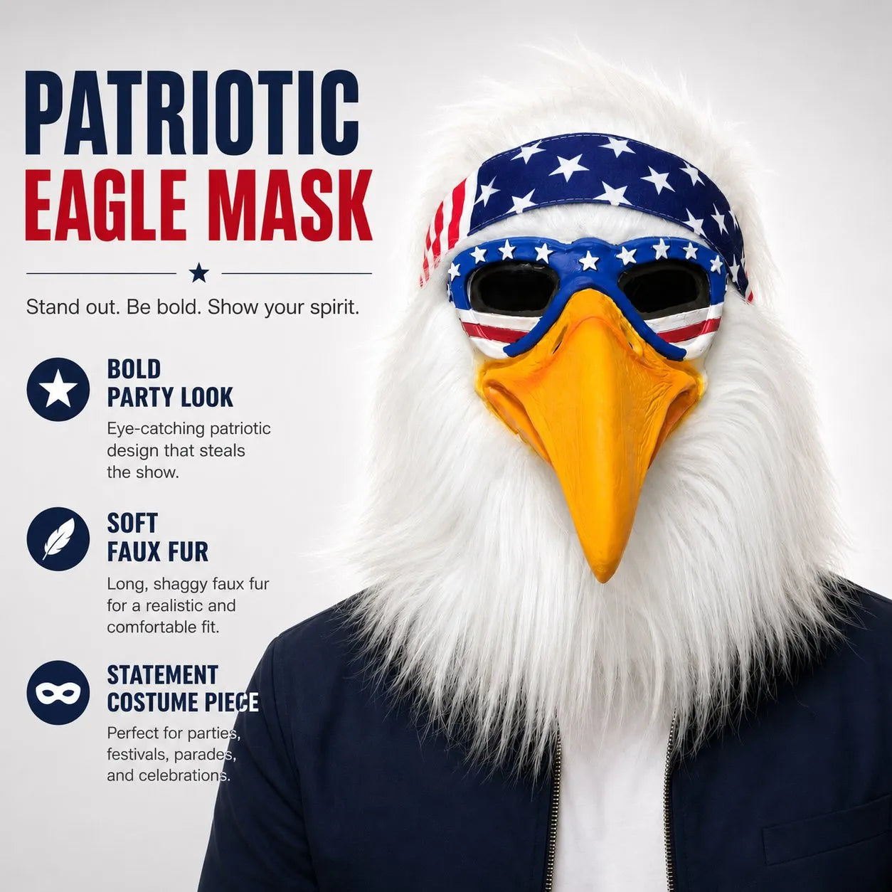 the viral bald eagle mask