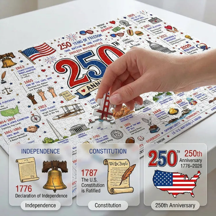 Flash Sale  🧩🦅Patriotic America Jigsaw Puzzle - 1000 Pieces